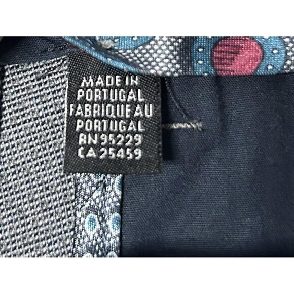 Ted Baker Pants Mens 32R Gray Textured Dress Trousers Slim Fit Made Portugal - Picture 5 of 16